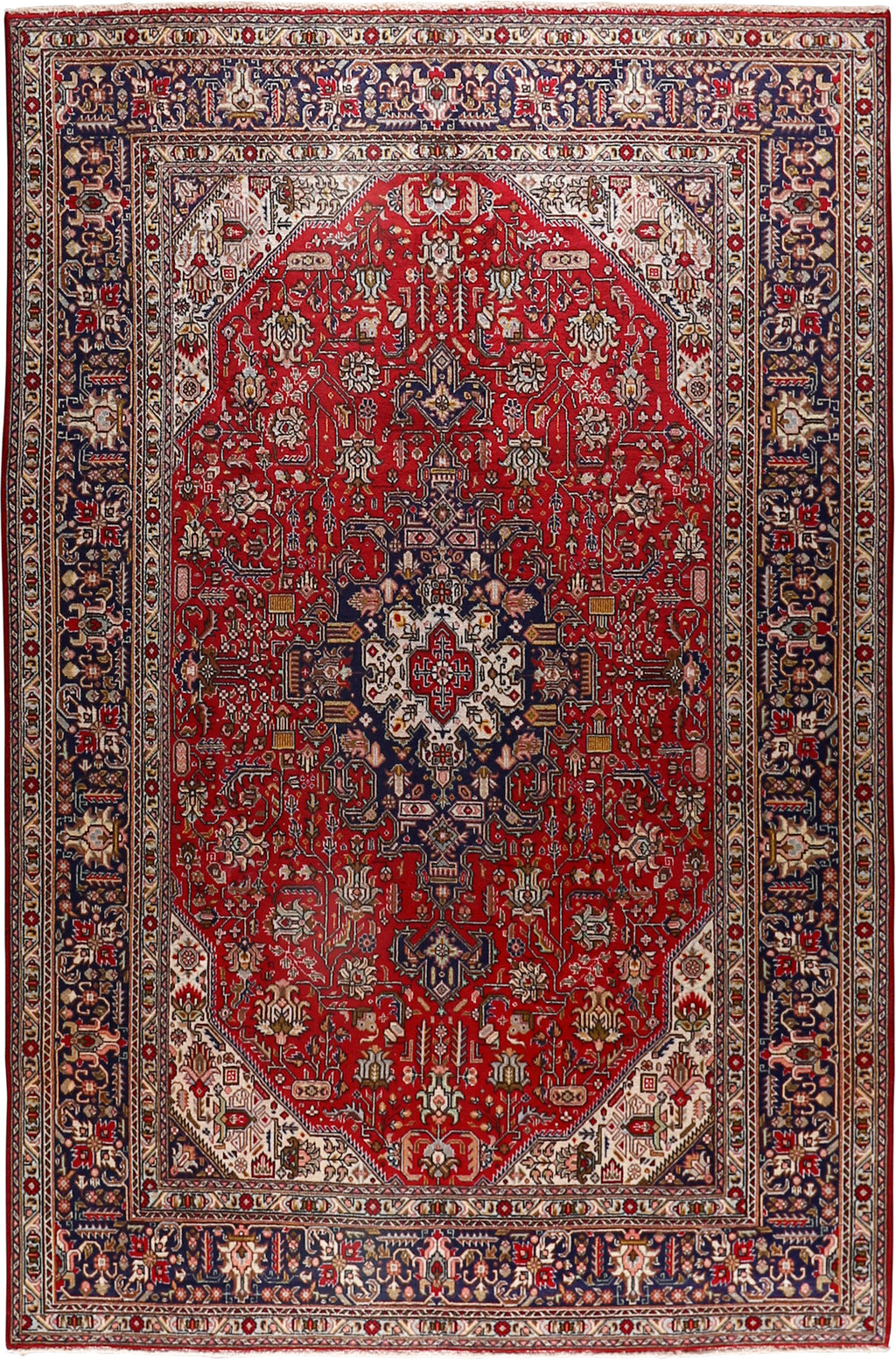 Persian - Reclaimed Wool Rug 6'5''x9'9''