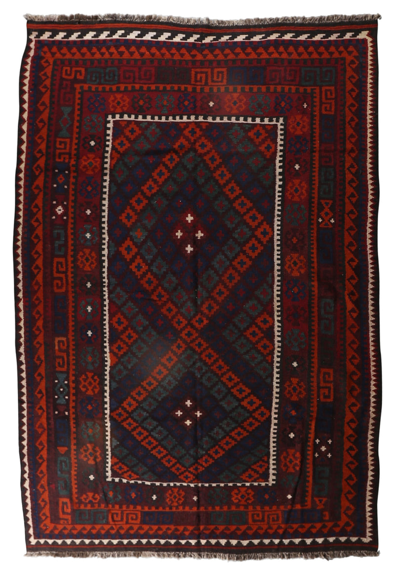 Nur Kilim Wool Rug 6'4''x9'2''