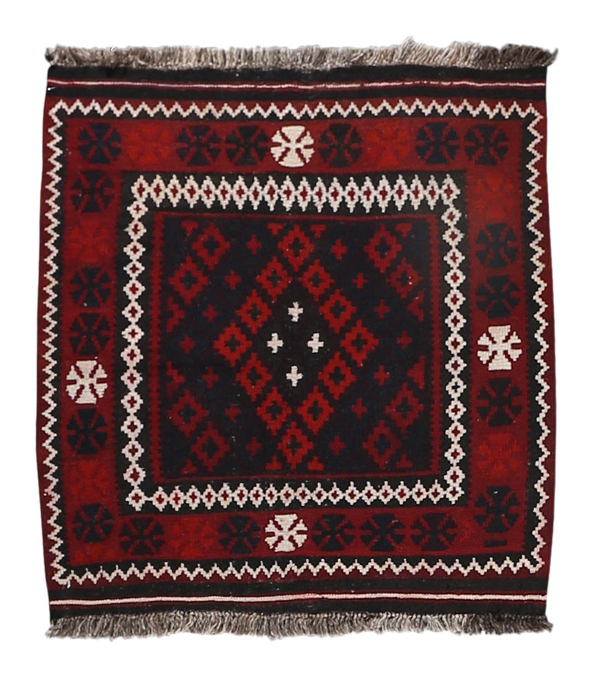 Nur Kilim Wool Rug 3'1''x3'4''