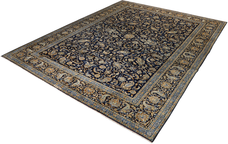Persian Tabriz Hand-Knotted Rug 9'8''x12'9''
