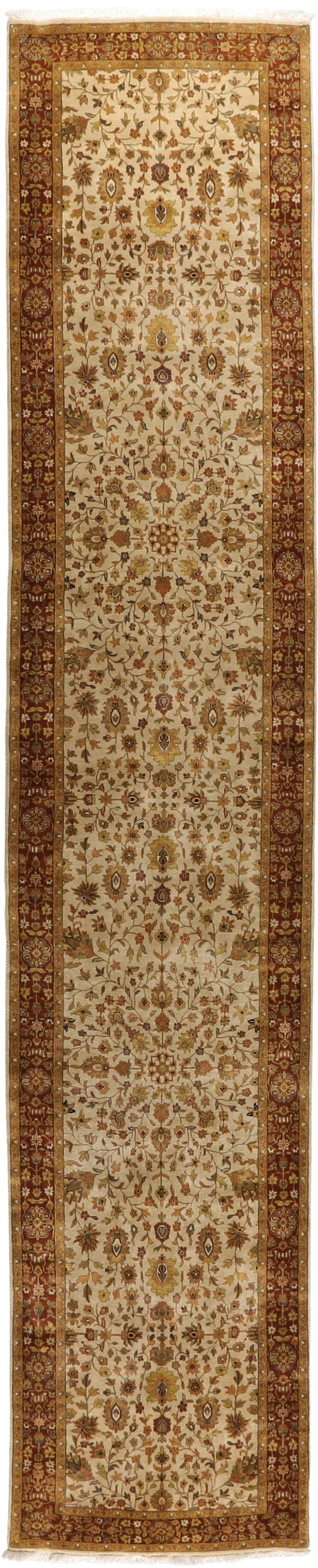 Farahan Wool Hand Knotted 3'1''x15'10''