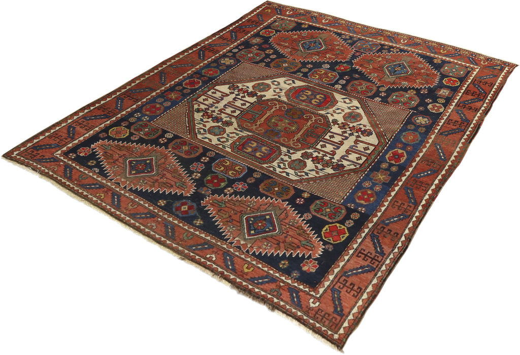 Antique Anatolian Wool Rug 5'11''x7'5''