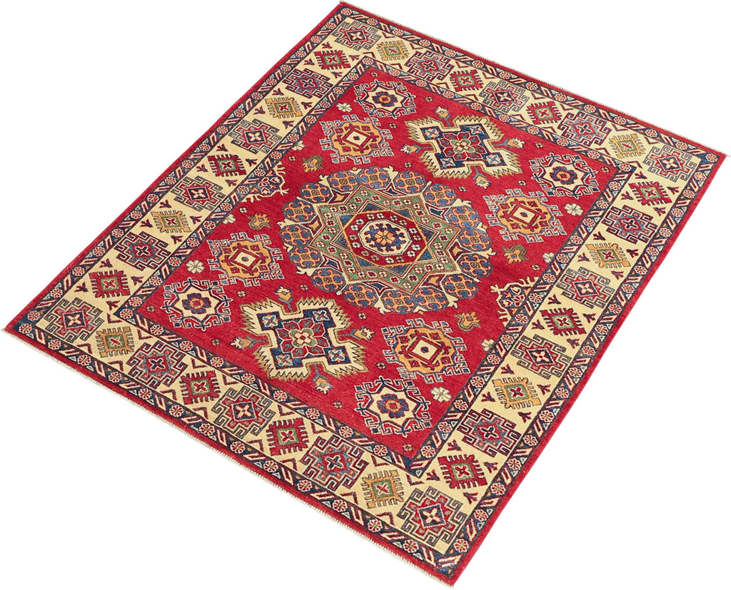 Kazaki Wool Rug 5'1''x6'9''