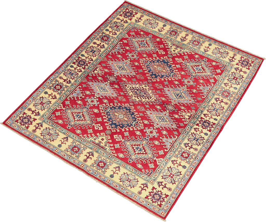 Kazaki Wool Rug 5'1''x6'8''