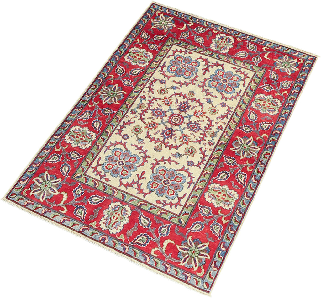 Kazaki Wool Rug 4'0''x5'7''