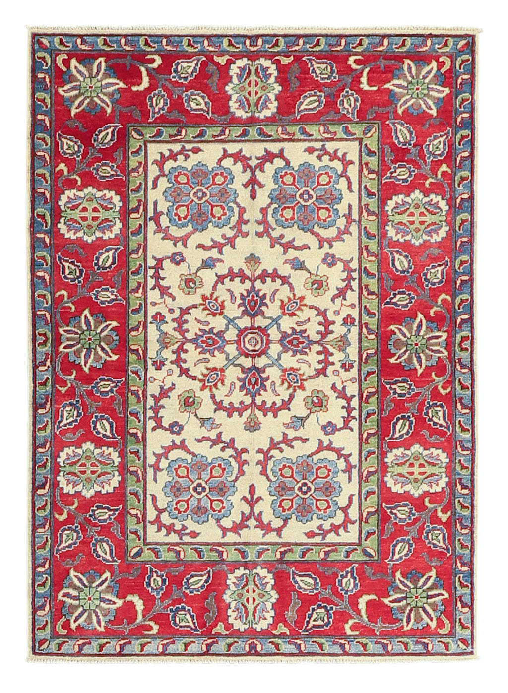 Kazaki Wool Rug 4'0''x5'7''