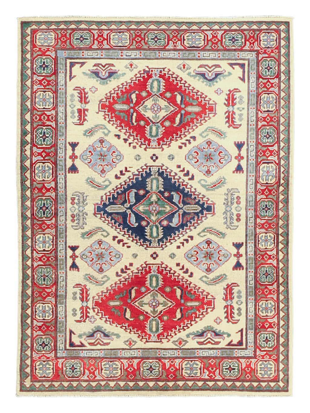 Kazaki Wool Rug 3'11''x5'5''