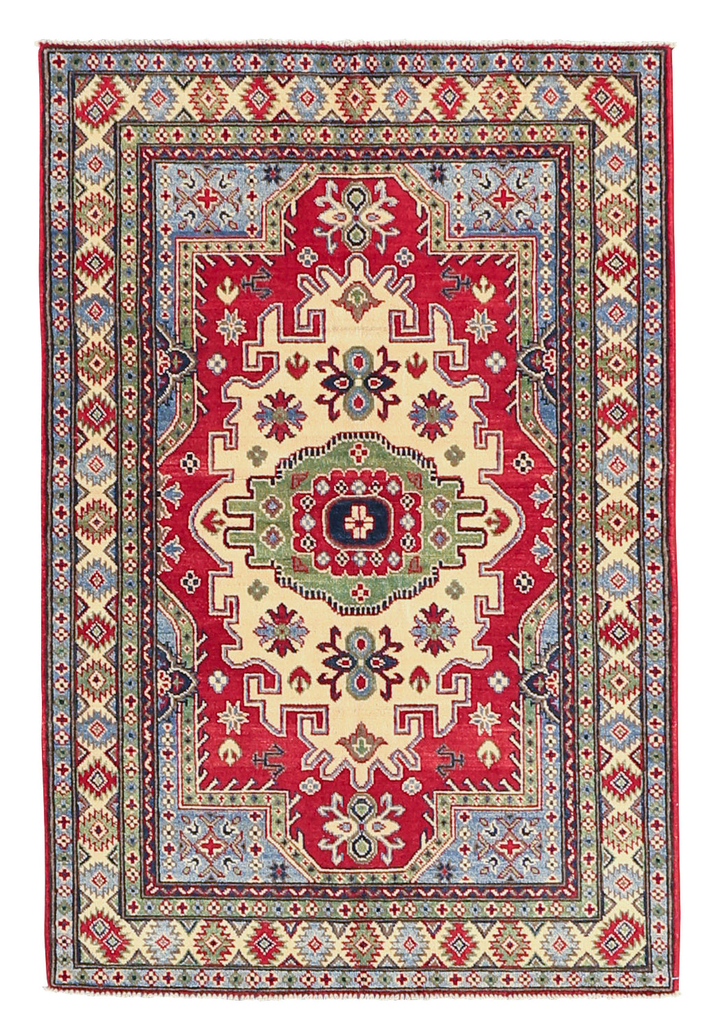 Kazaki Wool Rug 4'1''x6'1''