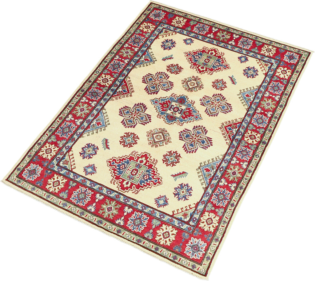 Kazaki Wool Rug 4'2''x6'3''