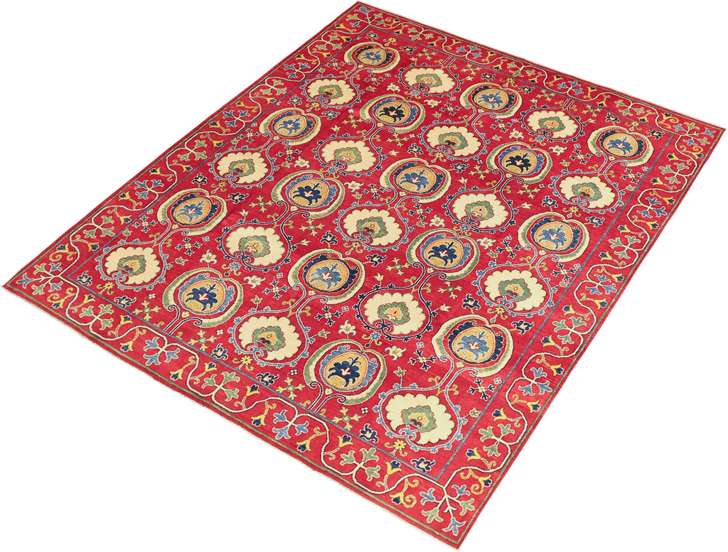 Kazaki Wool Rug 7'11''x9'10''