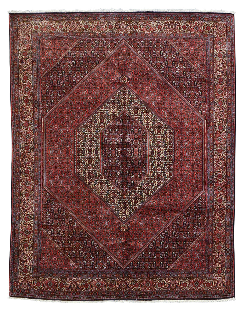 Persian Kashan Hand-Knotted Wool Rug 9'10''x13'9''