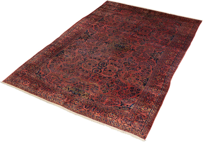 Persian Sarough Hand-Knotted Wool Rug 9'9''x16'9''