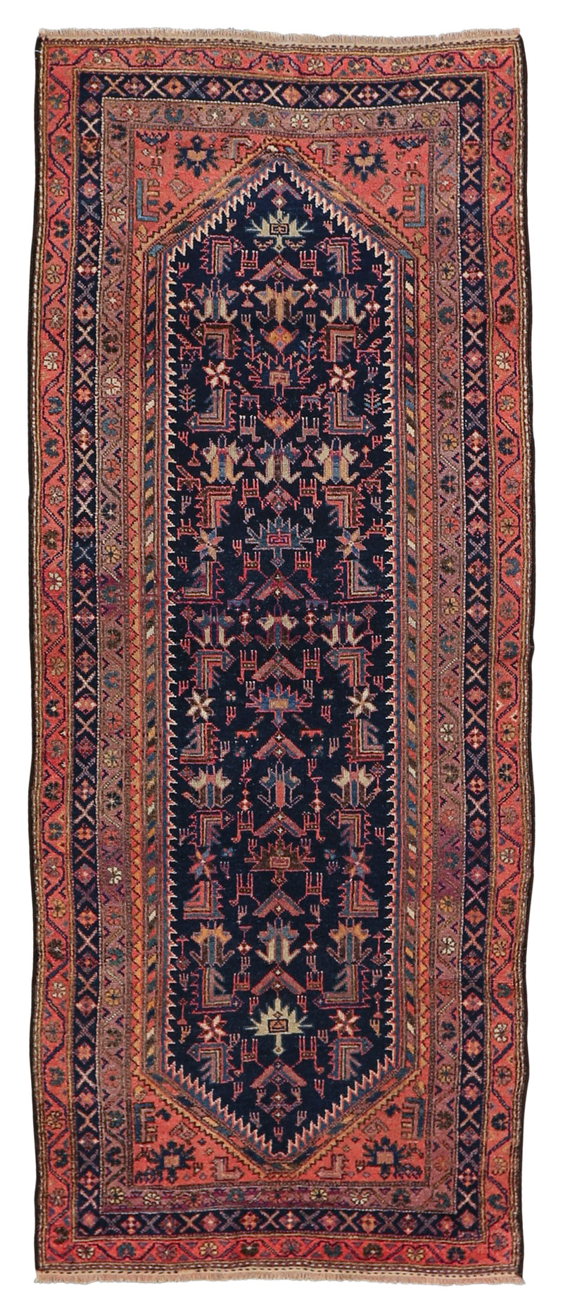 Persian - tribal Wool Rug 4'0''x10'0''