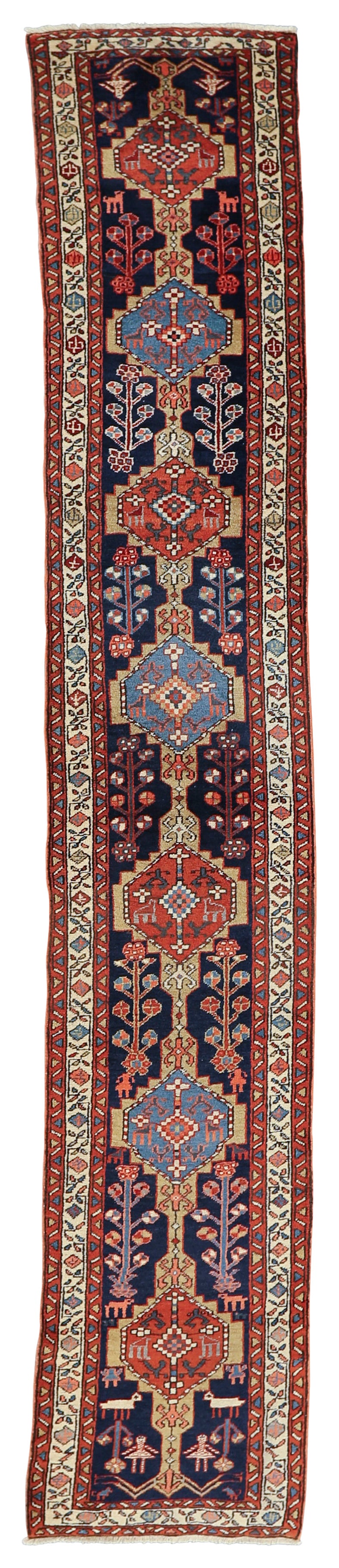 Persian - tribal Wool Rug 2'9''x15'6''