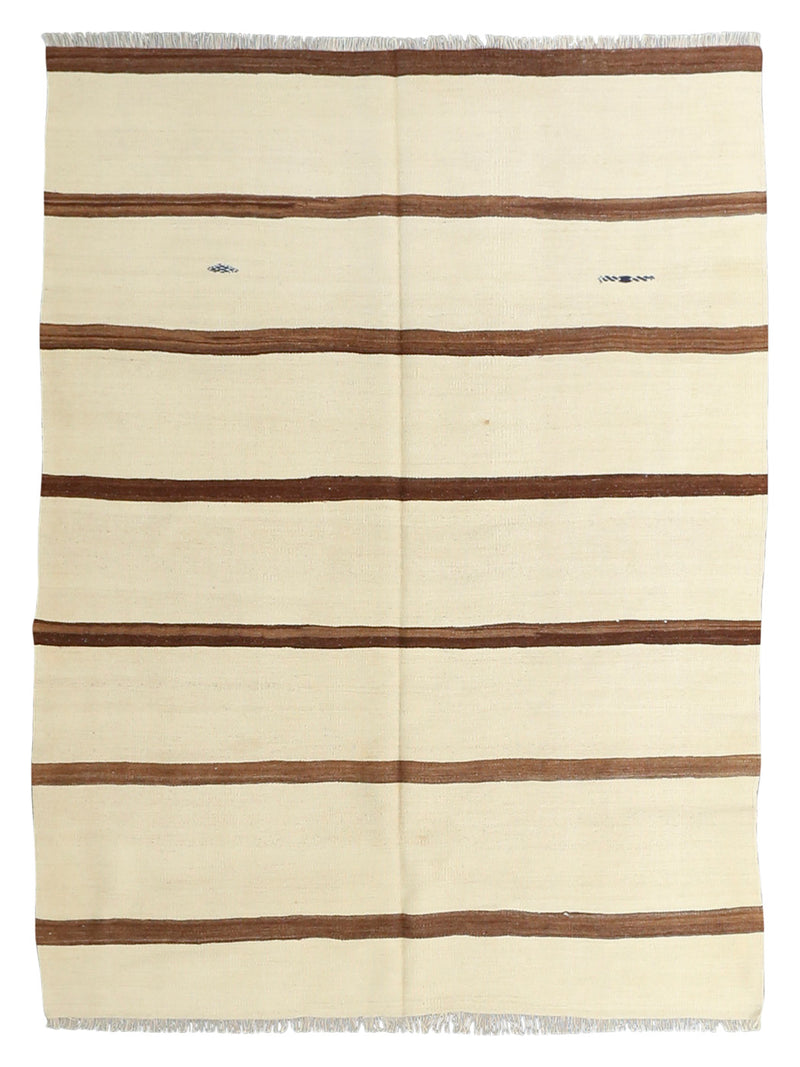 Vintage Kilim Wool Rug 5'1''x6'10''