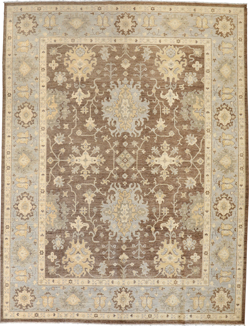 Oushak Wool Rug 8'10''x11'10''