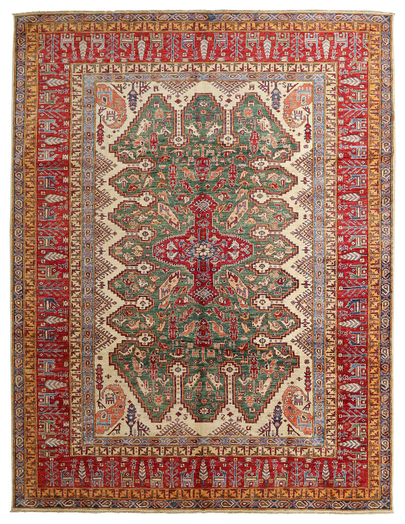 Kazak - Super Wool Rug 8'11''x11'10''