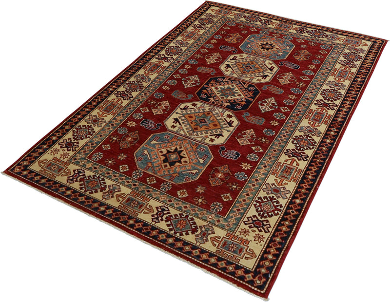 Afghan Kazak Collection Rug 5'0''x6'5''