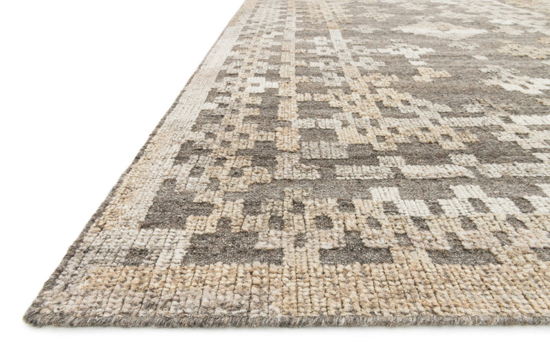 AKINA Collection Wool Rug  in  CHARCOAL / TAUPE