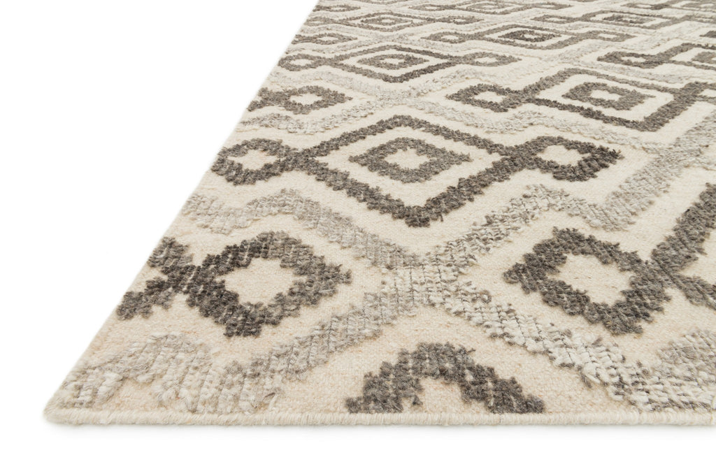 AKINA Collection Wool Rug  in  IVORY / GREY