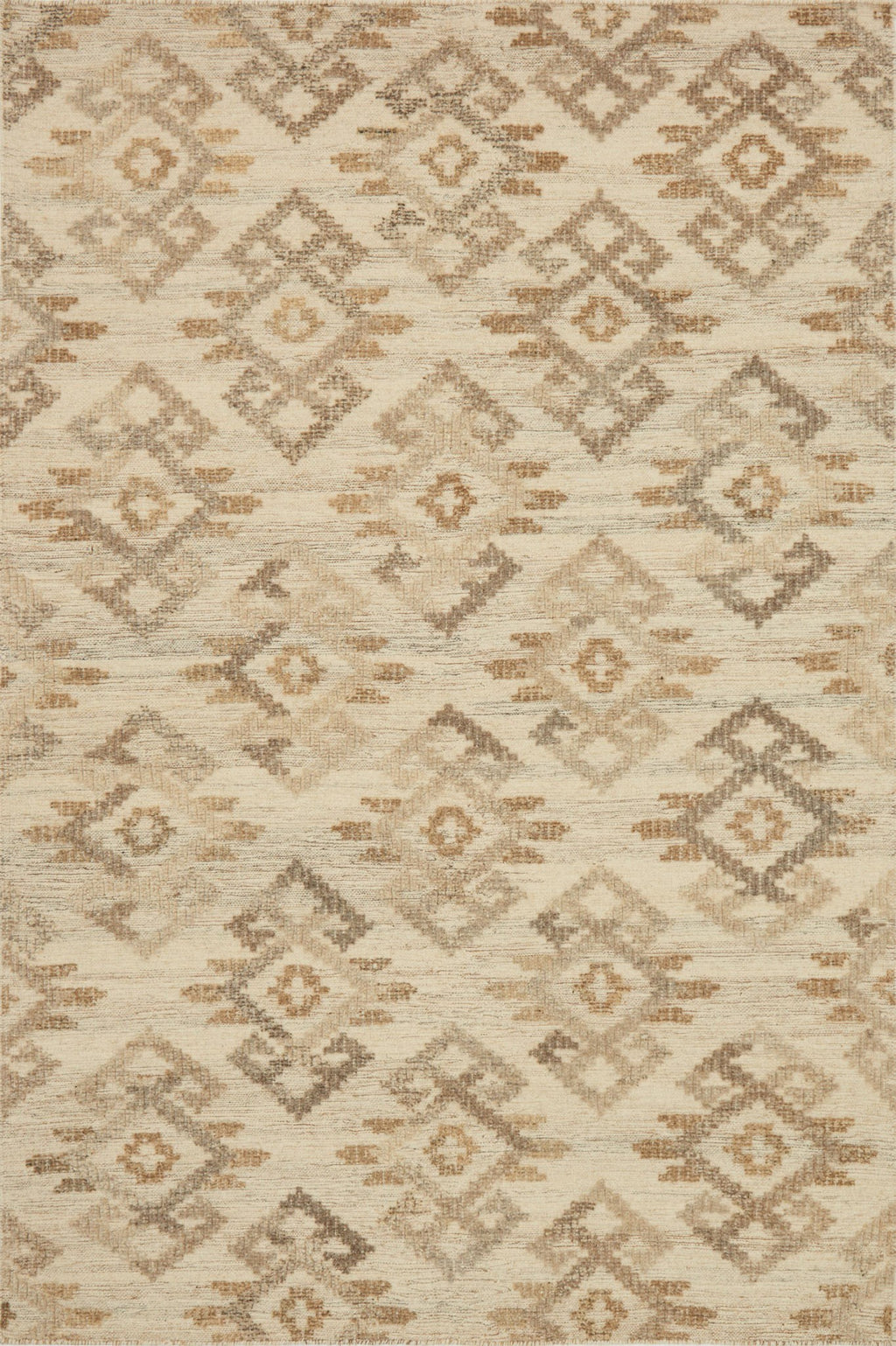 AKINA Collection Wool Rug  in  IVORY / BEIGE Ivory Small Hand-Woven Wool