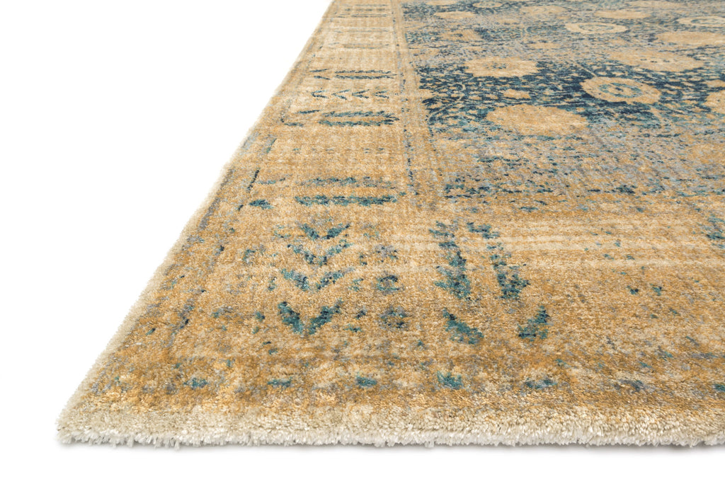 ANASTASIA Collection Rug  in  BLUE / GOLD