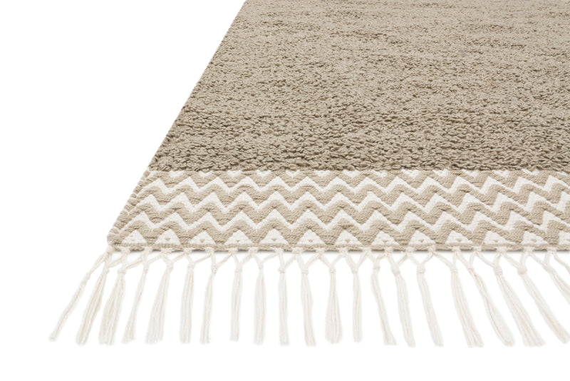 ARIES Collection Rug  in  OATMEAL Beige Accent Hand-Woven Polyester
