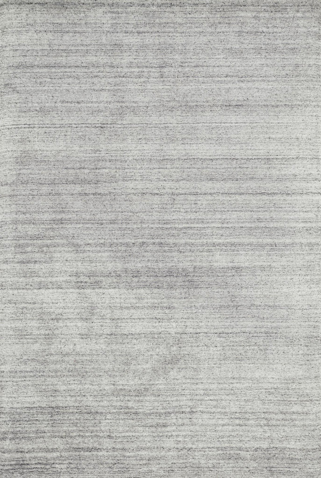 BARKLEY Collection Wool/Viscose Rug  in  SILVER Gray Small Hand-Woven Wool/Viscose