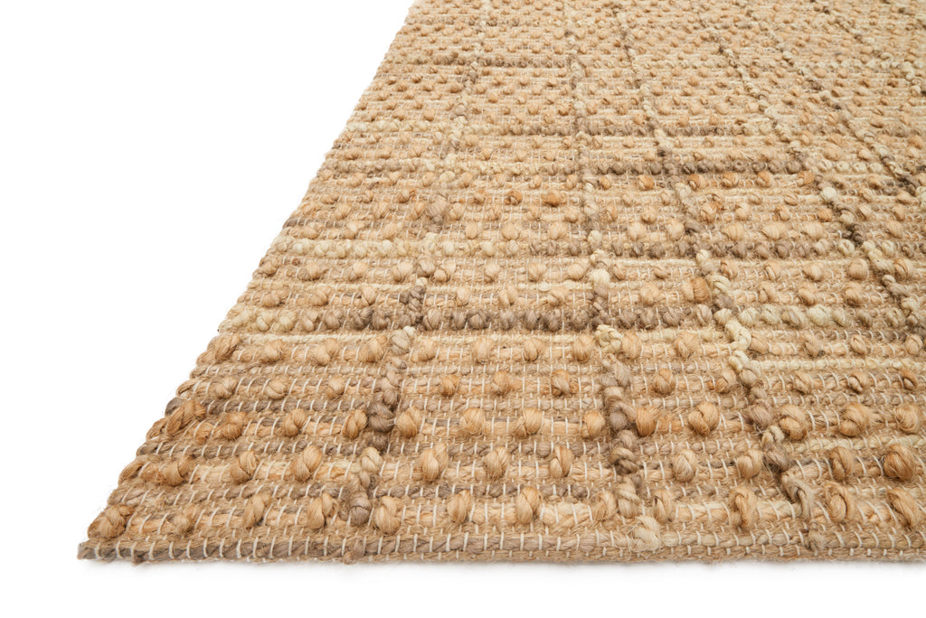 BEACON Collection Wool/Viscose Rug  in  NATURAL Beige Accent Hand-Woven Wool/Viscose