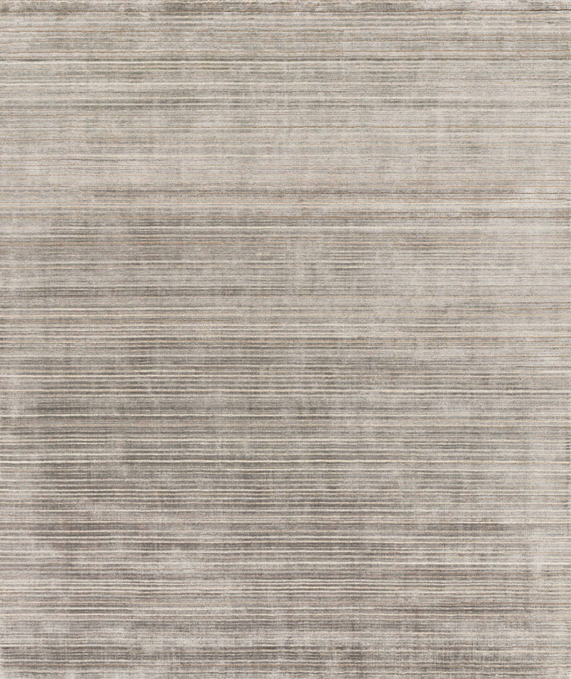BELLAMY Collection Rug  in  GREY Gray Accent Hand-Loomed Viscose/Acrylic