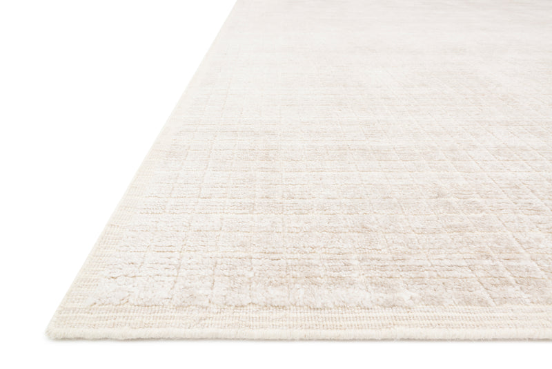 BEVERLY Collection Rug  in  NATURAL Beige Accent Hand-Loomed Viscose/Acrylic