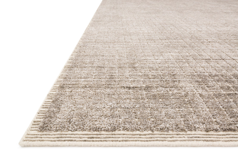 BEVERLY Collection Rug  in  STONE Gray Accent Hand-Loomed Viscose/Acrylic