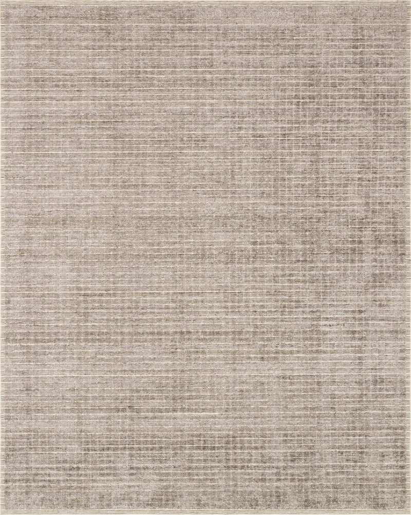 BEVERLY Collection Rug  in  STONE Gray Accent Hand-Loomed Viscose/Acrylic