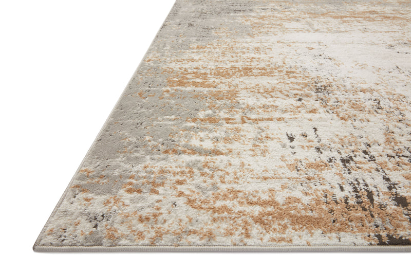 BIANCA Collection Rug  in  STONE / GOLD Gray Accent Power-Loomed Polypropylene/Polyester