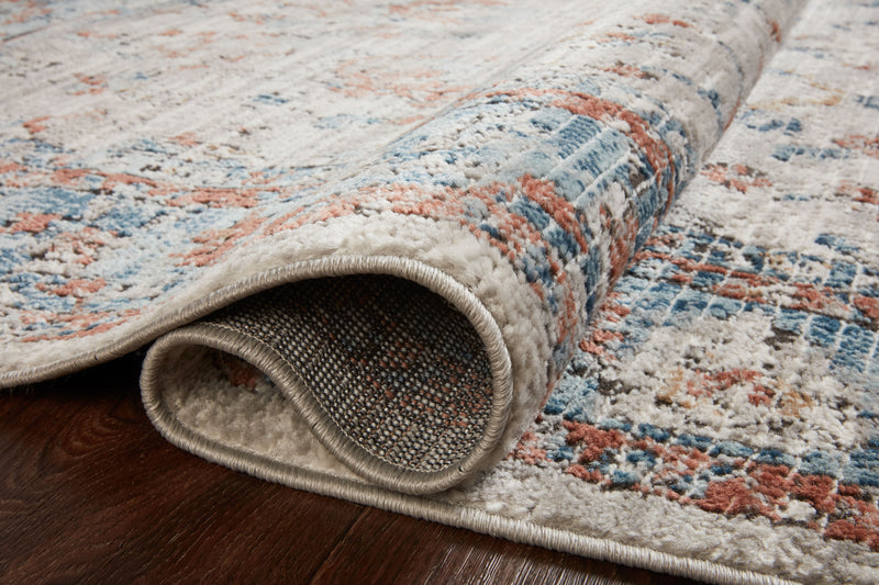 BIANCA Collection Rug  in  DOVE / MULTI Brown Accent Power-Loomed Polypropylene/Polyester