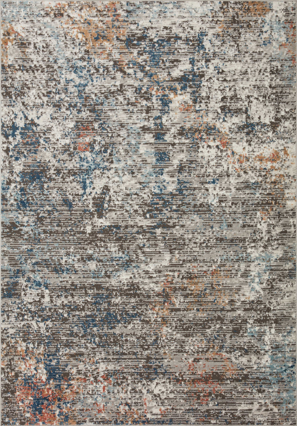 BIANCA Collection Rug  in  GRANITE / MULTI Gray Accent Power-Loomed Polypropylene/Polyester