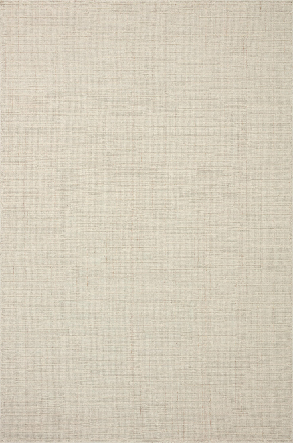 Brooks Collection Wool/Viscose Rug  in  Ivory White Accent Hand-Woven Wool/Viscose