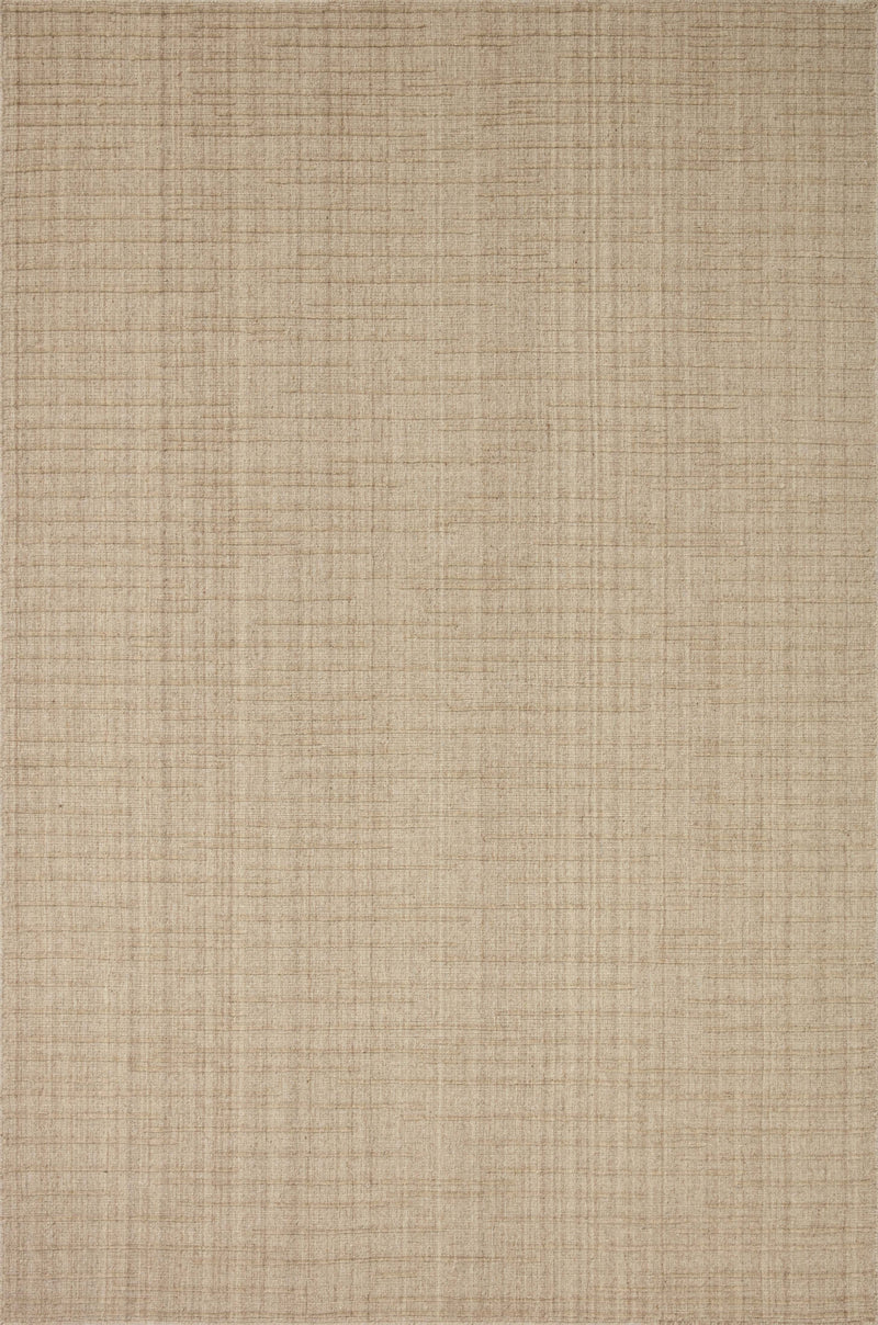 Brooks Collection Wool/Viscose Rug  in  Oatmeal Brown Accent Hand-Woven Wool/Viscose