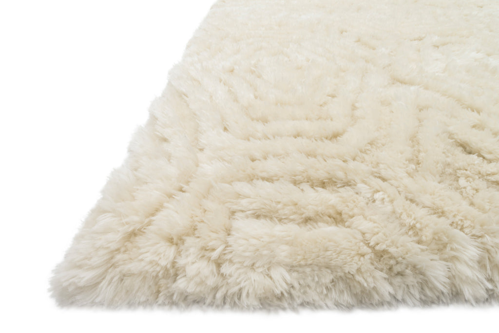 CASPIA Collection Rug  in  IVORY Ivory Small Hand-Tufted Polyester