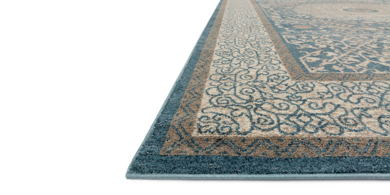 CENTURY Collection Rug  in  BLUE / SAND