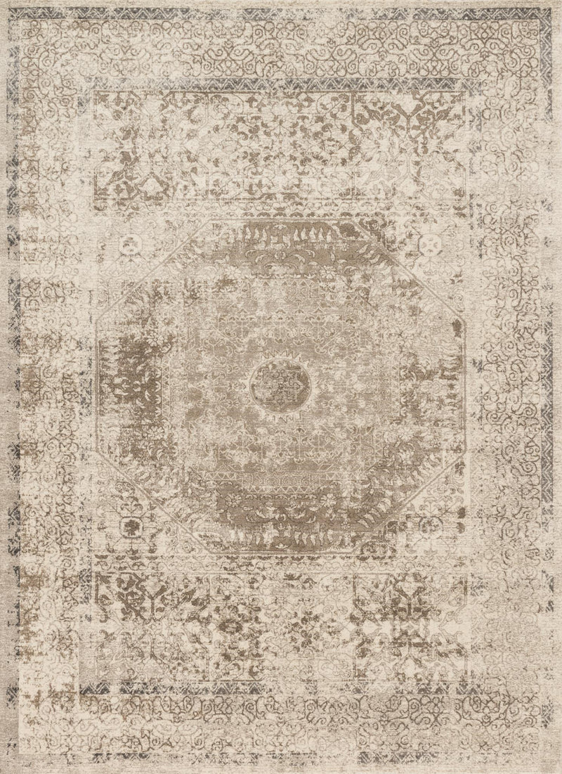 CENTURY Collection Rug  in  TAUPE / SAND Beige Runner Power-Loomed Polypropylene