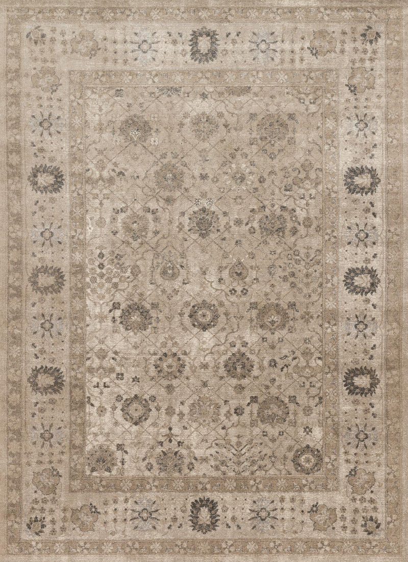CENTURY Collection Rug  in  TAUPE / TAUPE Beige Runner Power-Loomed Polypropylene