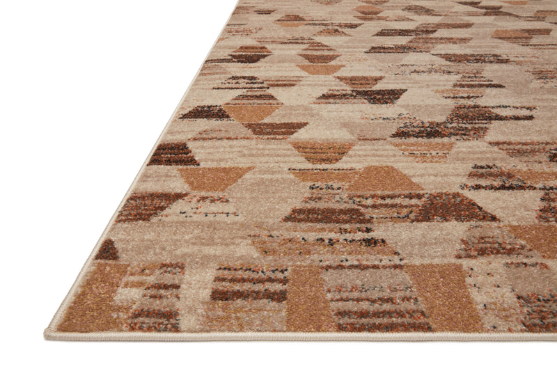CHALOS Collection Rug  in  BEIGE / NUTMEG Beige Accent Power-Loomed Polypropylene