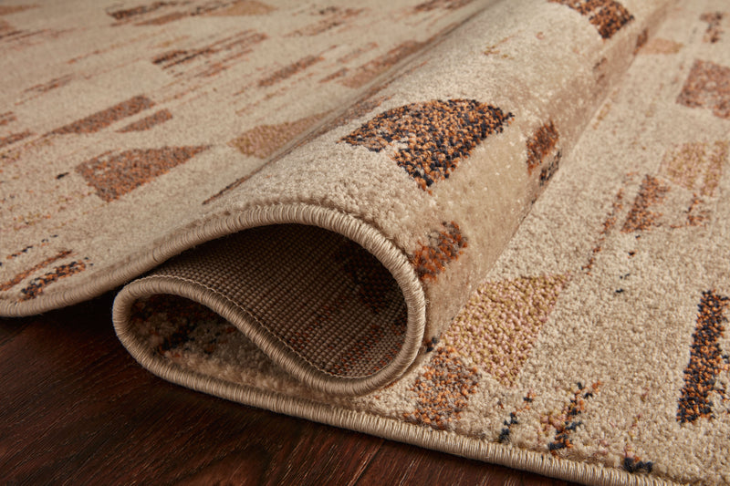 CHALOS Collection Rug  in  BEIGE / NUTMEG Beige Accent Power-Loomed Polypropylene