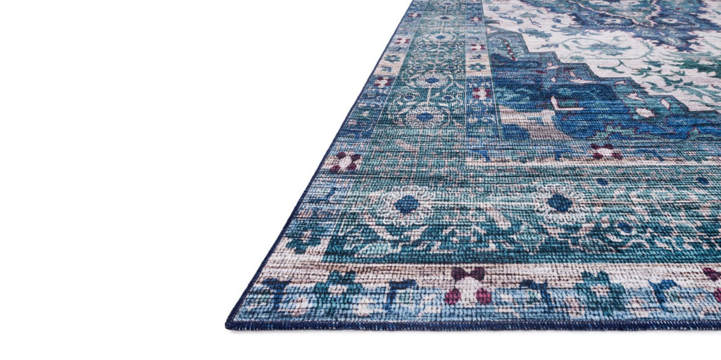 CIELO Collection Rug  in  IVORY / TURQUOISE