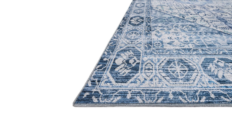 CIELO Collection Rug  in  IVORY / DENIM