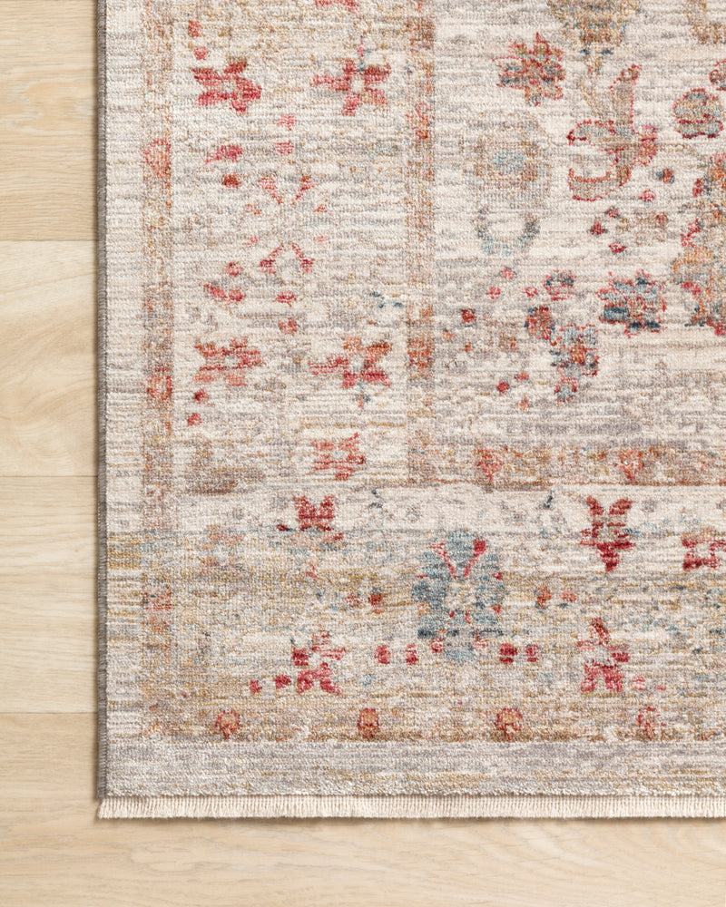CLAIRE Collection Rug  in  IVORY / MULTI Ivory Runner Power-Loomed Polyester