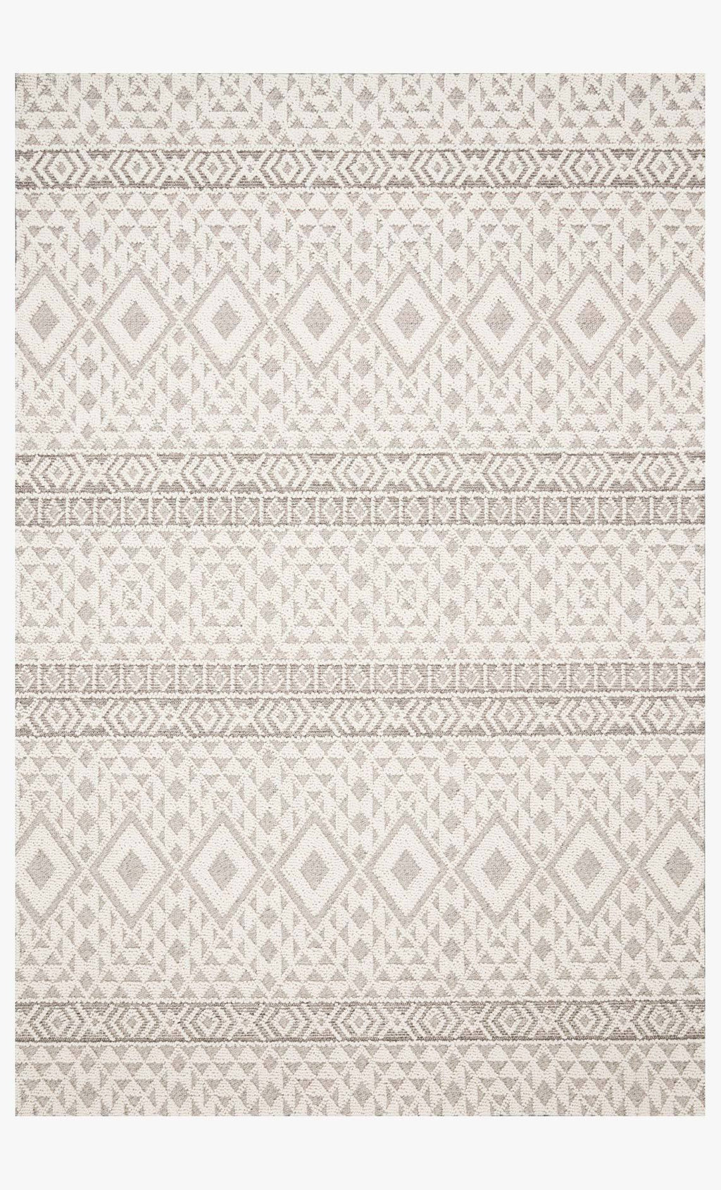 COLE Collection Rug in SILVER / IVORY