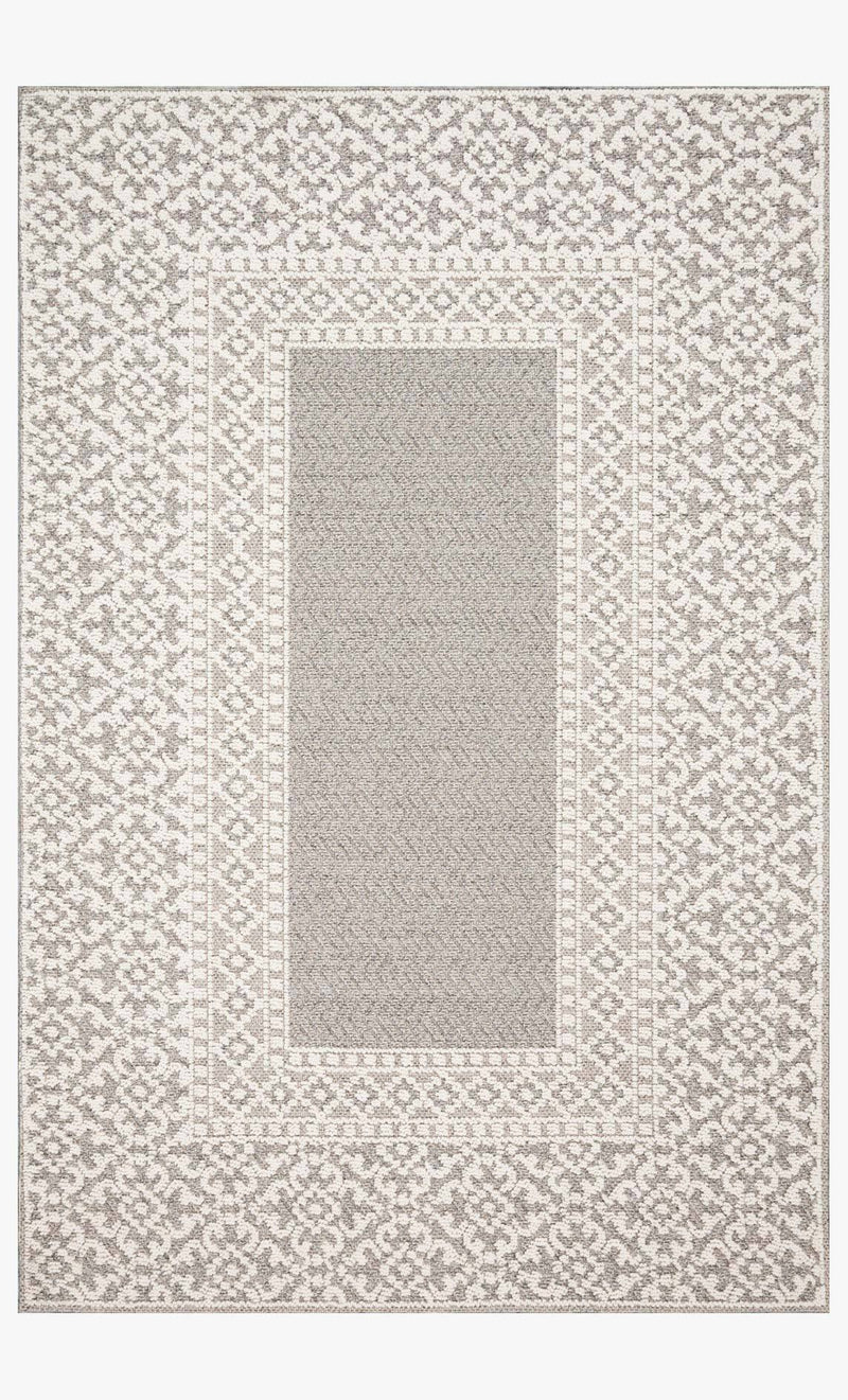 COLE Collection Rug in GREY / IVORY