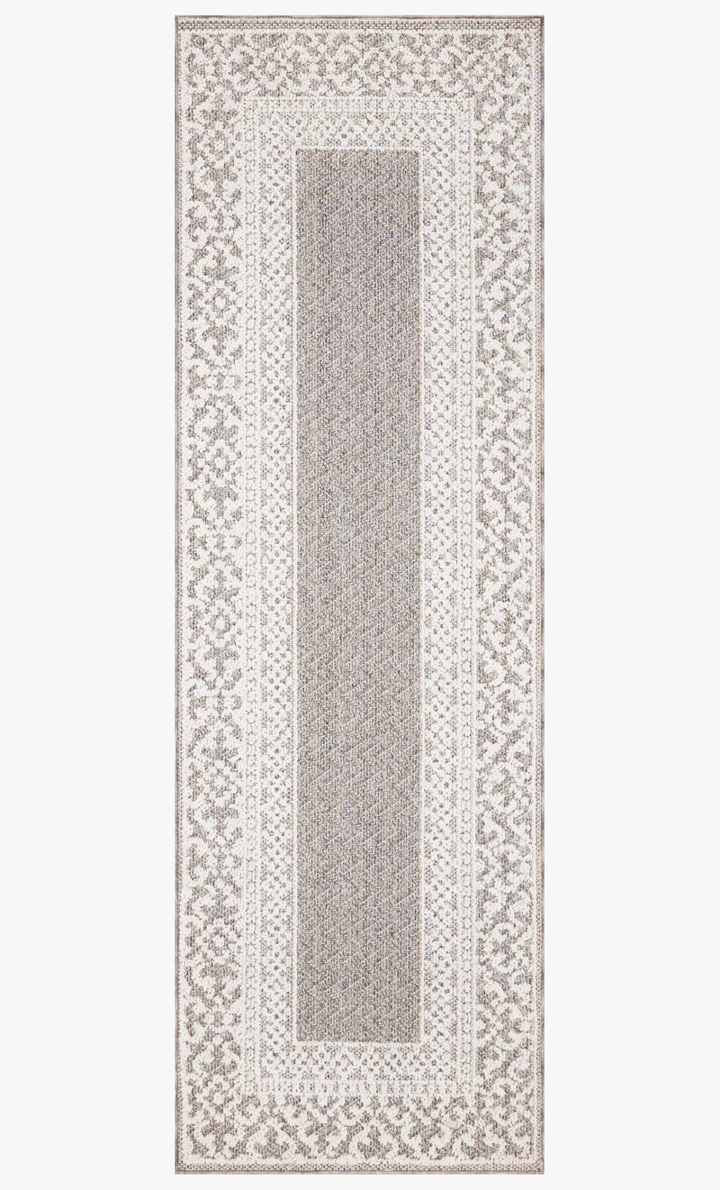 COLE Collection Rug in GREY / IVORY